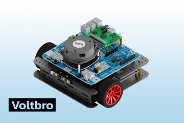 Turtle Bro platform - wheeled robot assembly